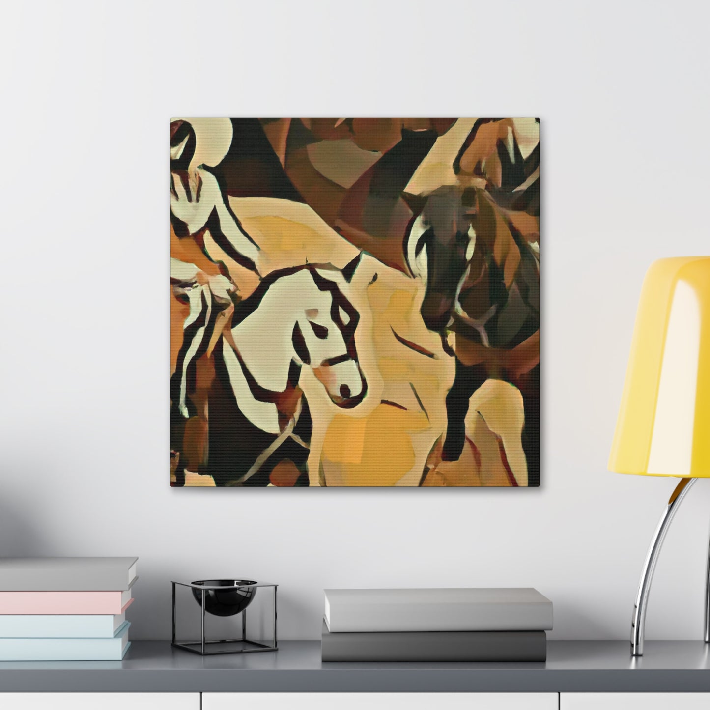 "Cattle Drive in Motion" - Canvas