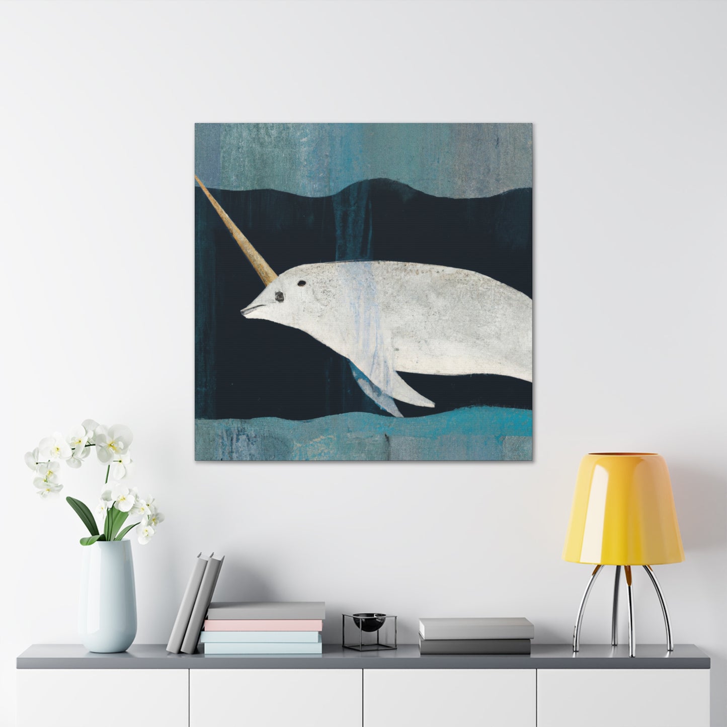 Narwhal's Mystic Dance - Canvas