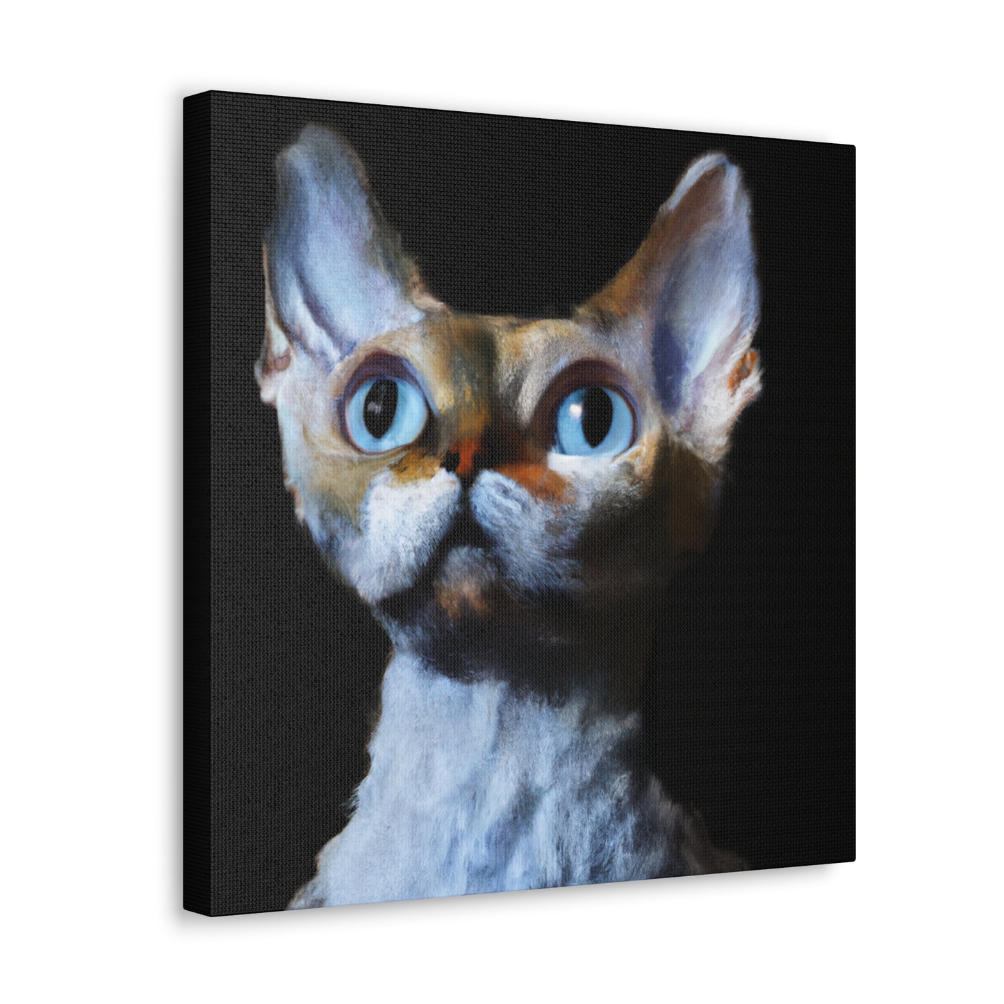 "Kitty's Friendly Expression" - Canvas