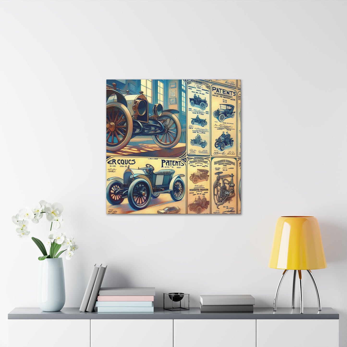 "Ingenious Wheels Unveiled" - Canvas