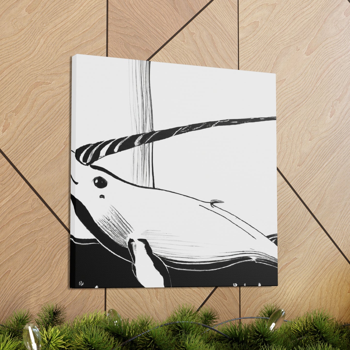 "Narwhal in Surreality" - Canvas