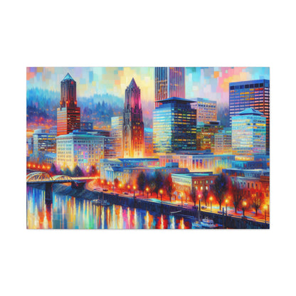 "City of Pacific Dreams" - Canvas