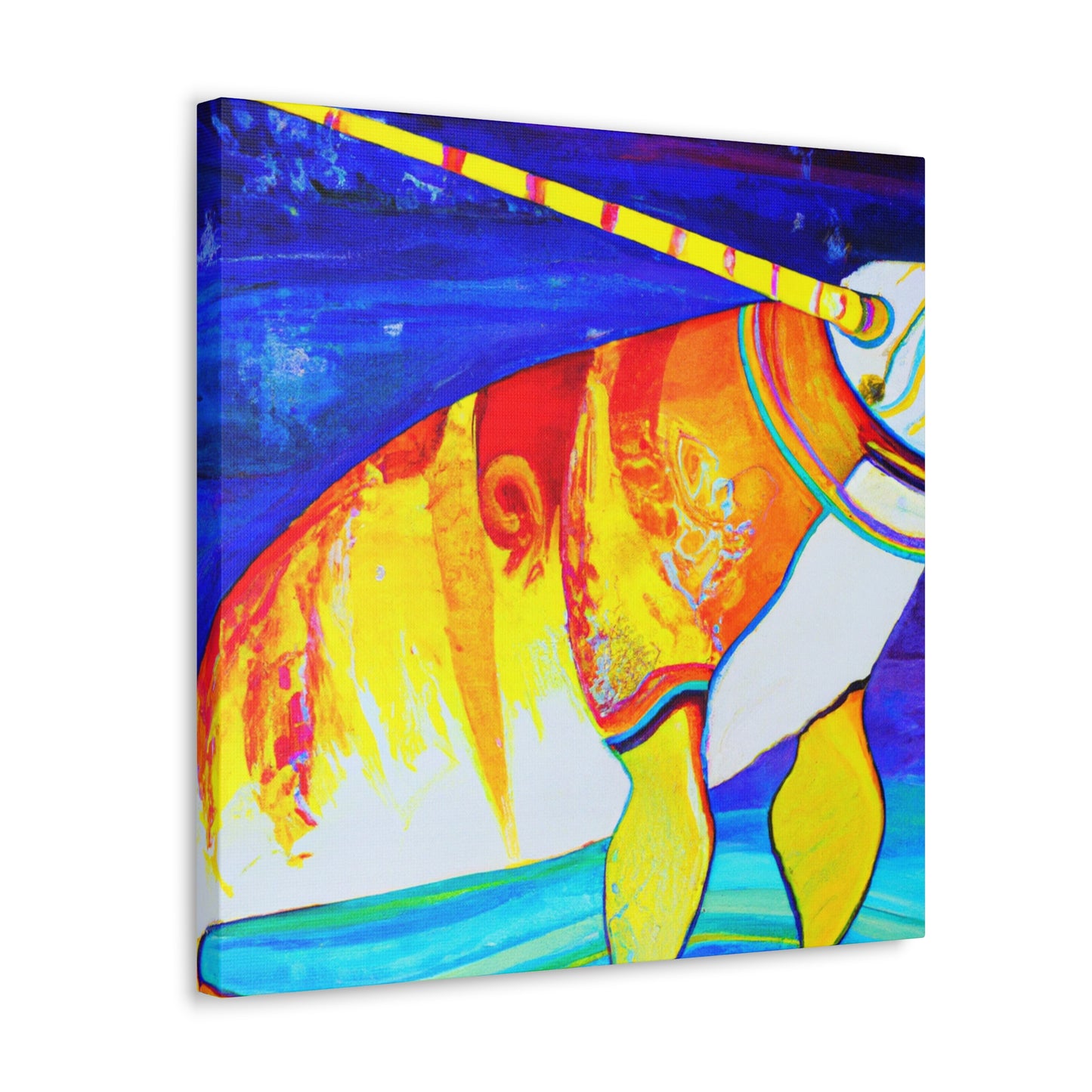 "Narwhal: Deco Dream" - Canvas