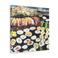 Sushi in Impressionism - Canvas