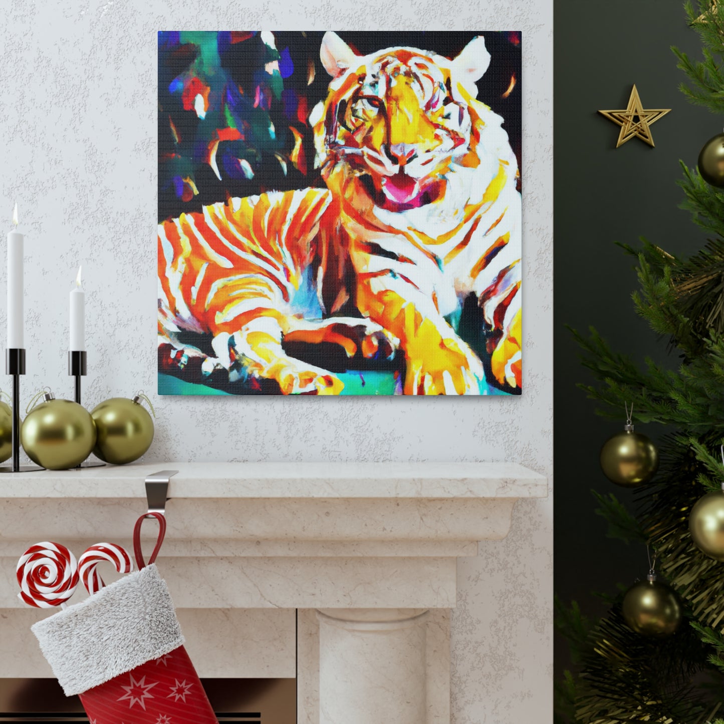 Majestic Bengal Tiger - Canvas