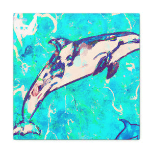 Dolphin Playful Splendor - Canvas