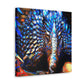 "Pangolin in Expressionism" - Canvas