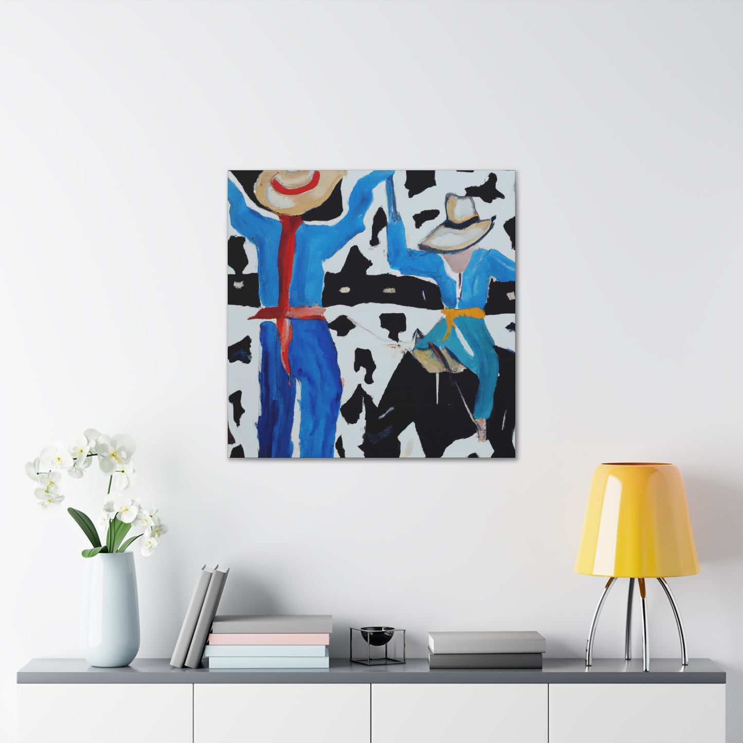 "Stirrups in Abstraction" - Canvas