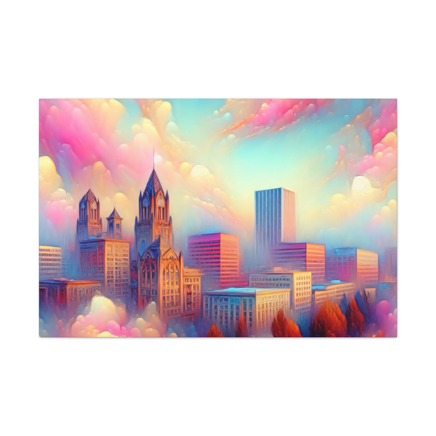 Dreams of Rose City - Canvas