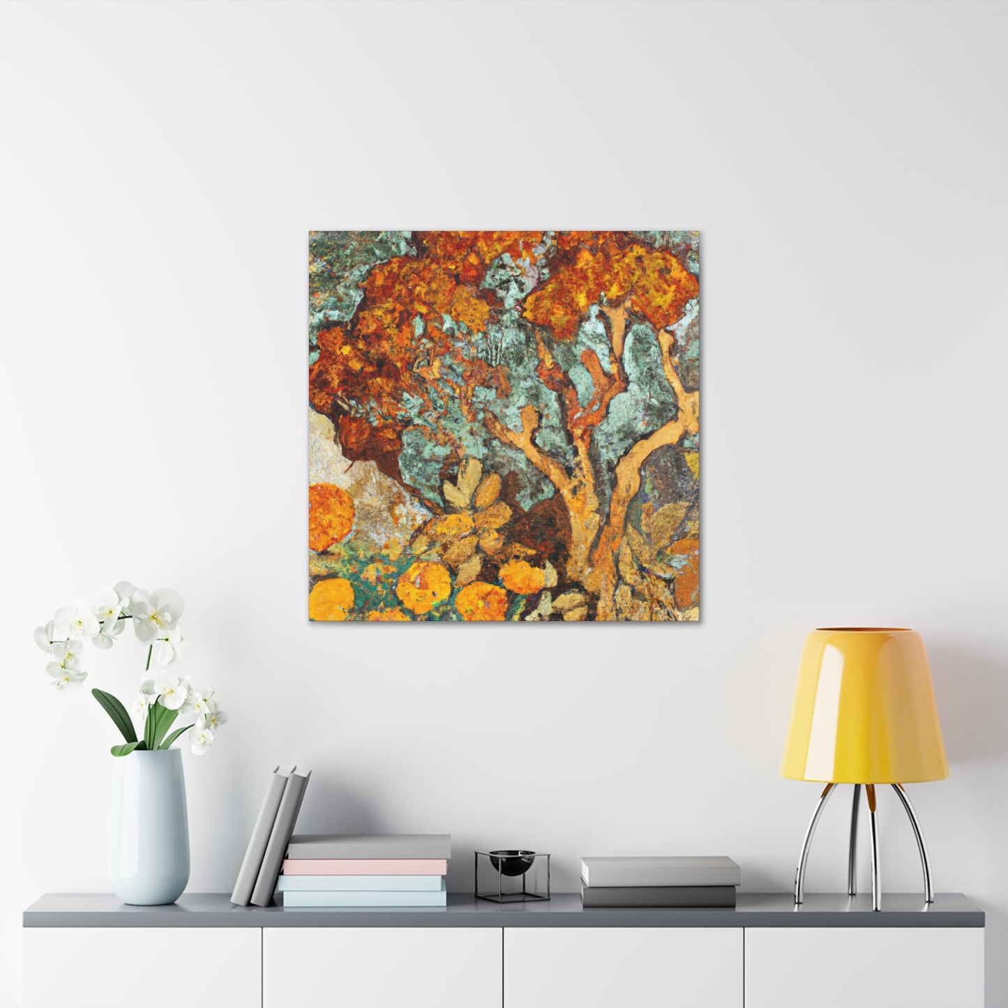 Marigolds in Bloom - Canvas