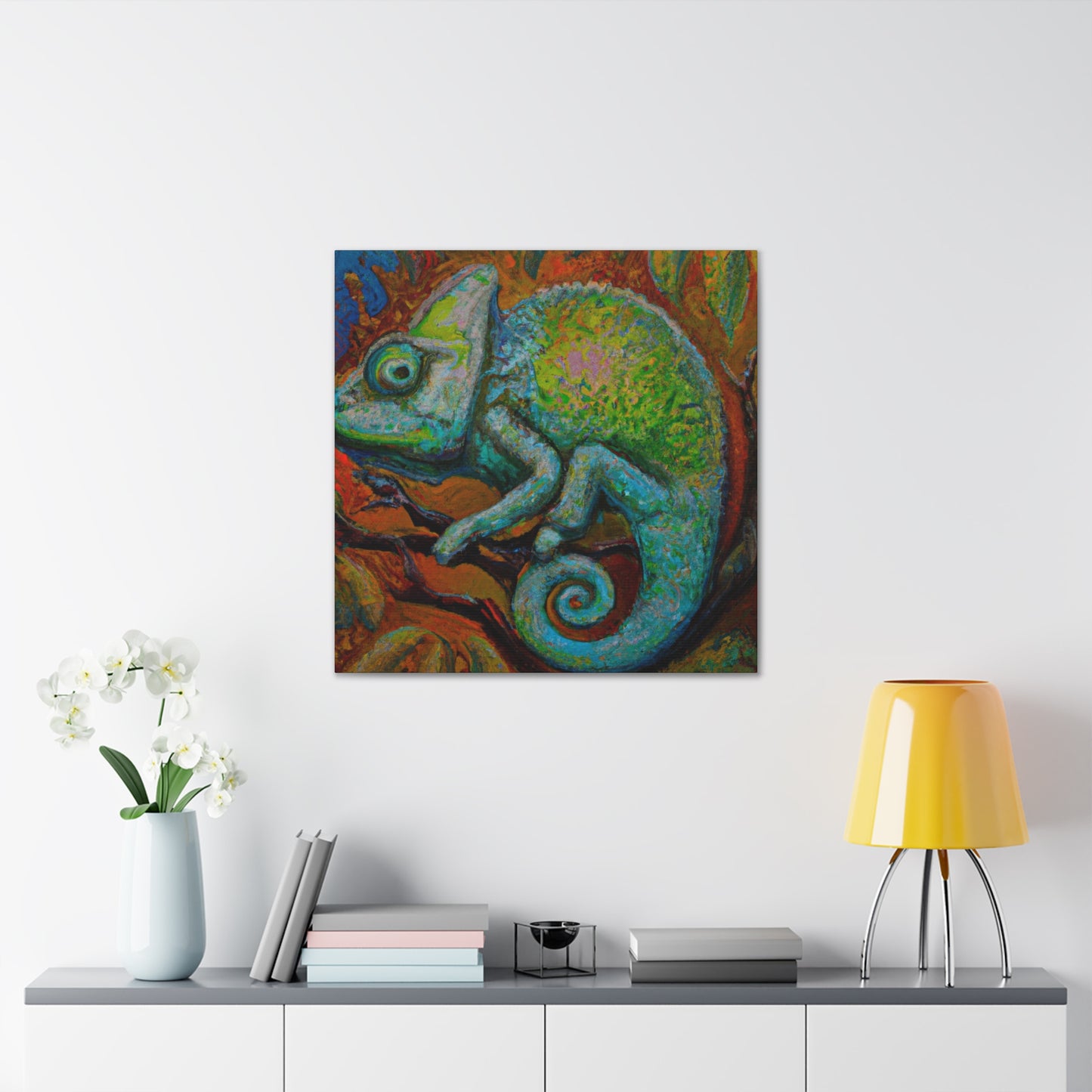 Veiled Chameleon Dream - Canvas