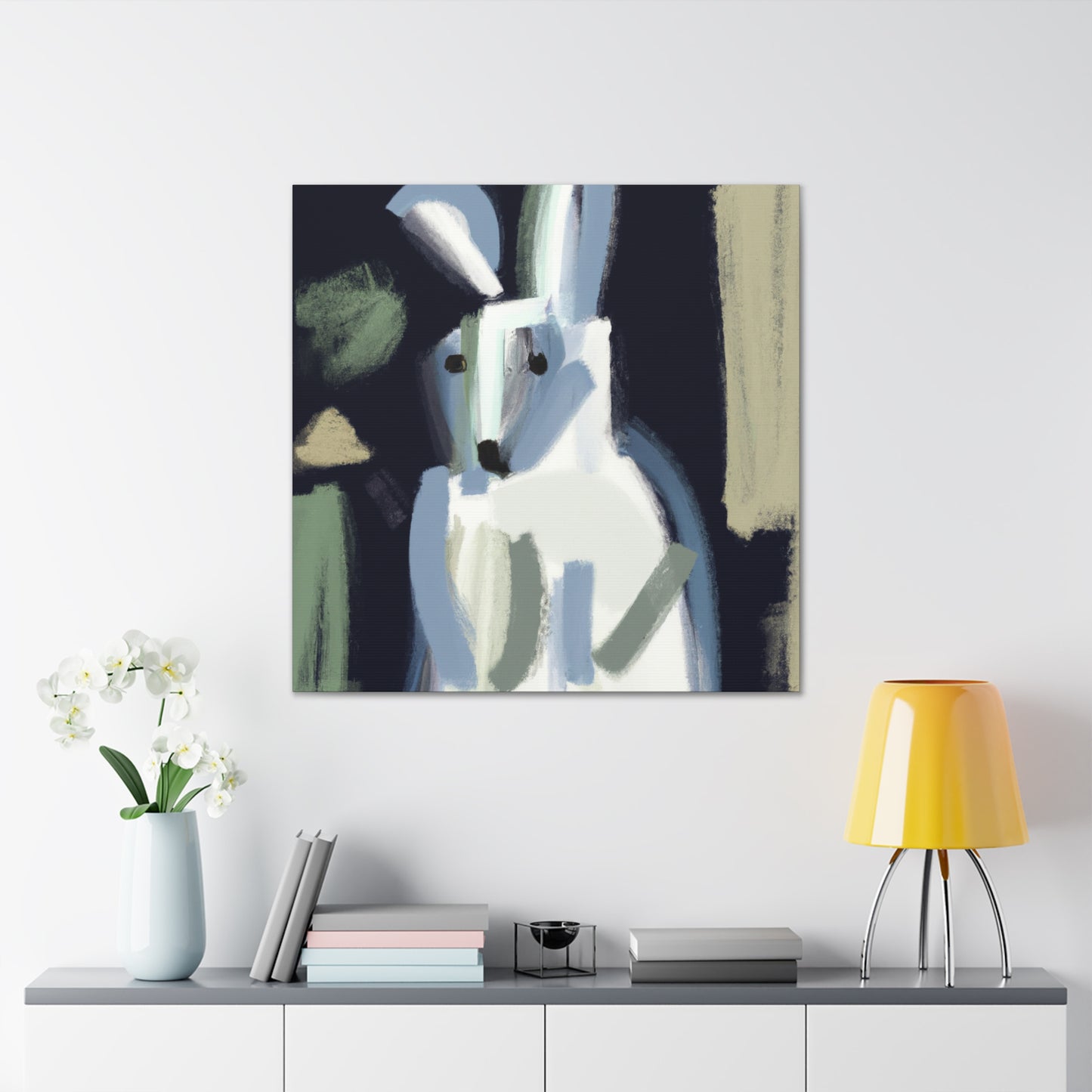 "Rabbit in Expressionism" - Canvas