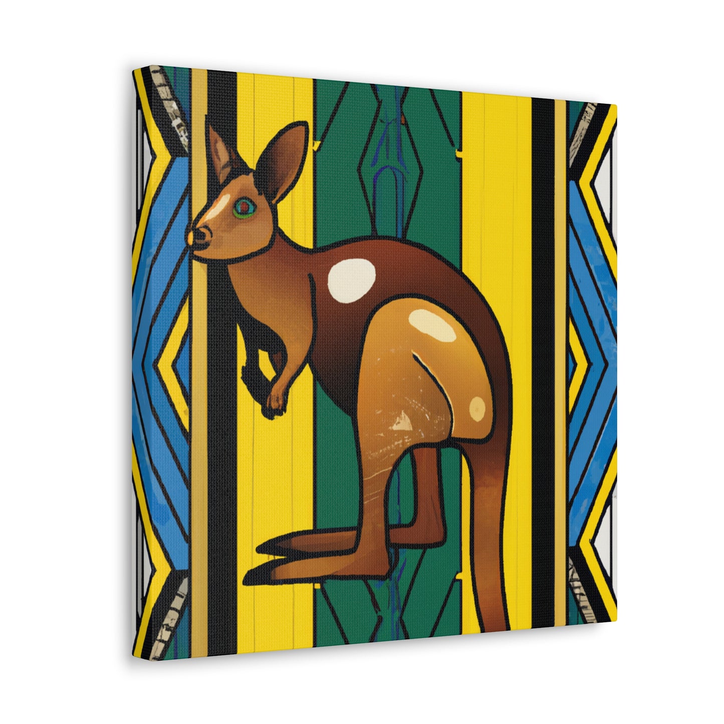 "Wallaby's Art Deco Drive" - Canvas