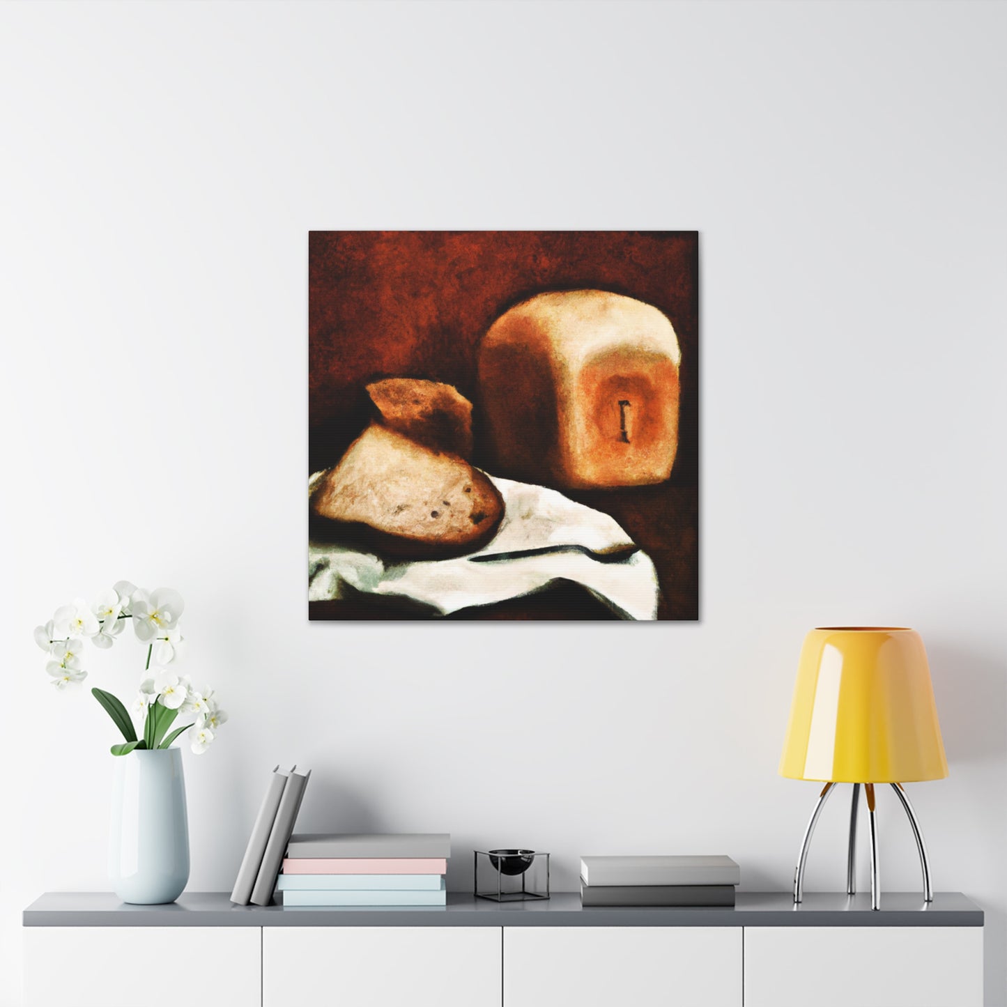 Bread in Eclipse Moon. - Canvas