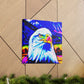 "Majestic Flying Eagle" - Canvas