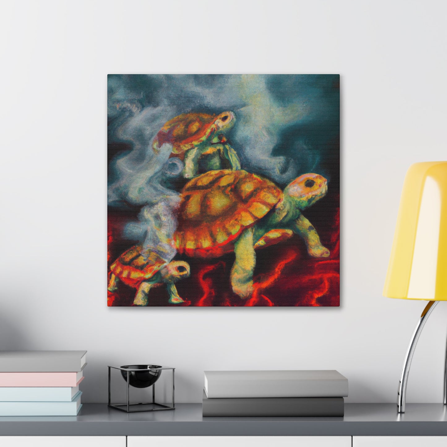 Tortoise in Surrealism - Canvas