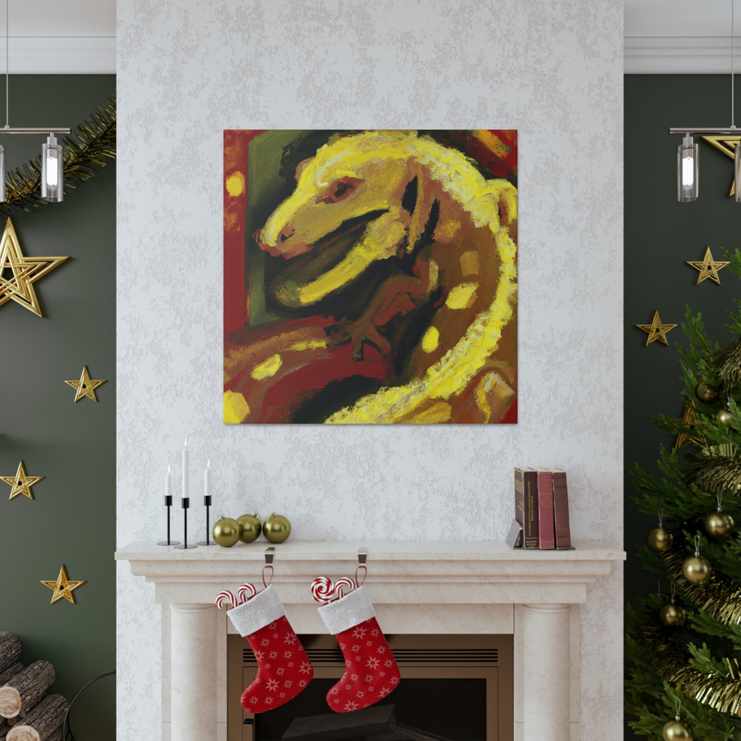 Komodo Dragon Splendor - Canvas