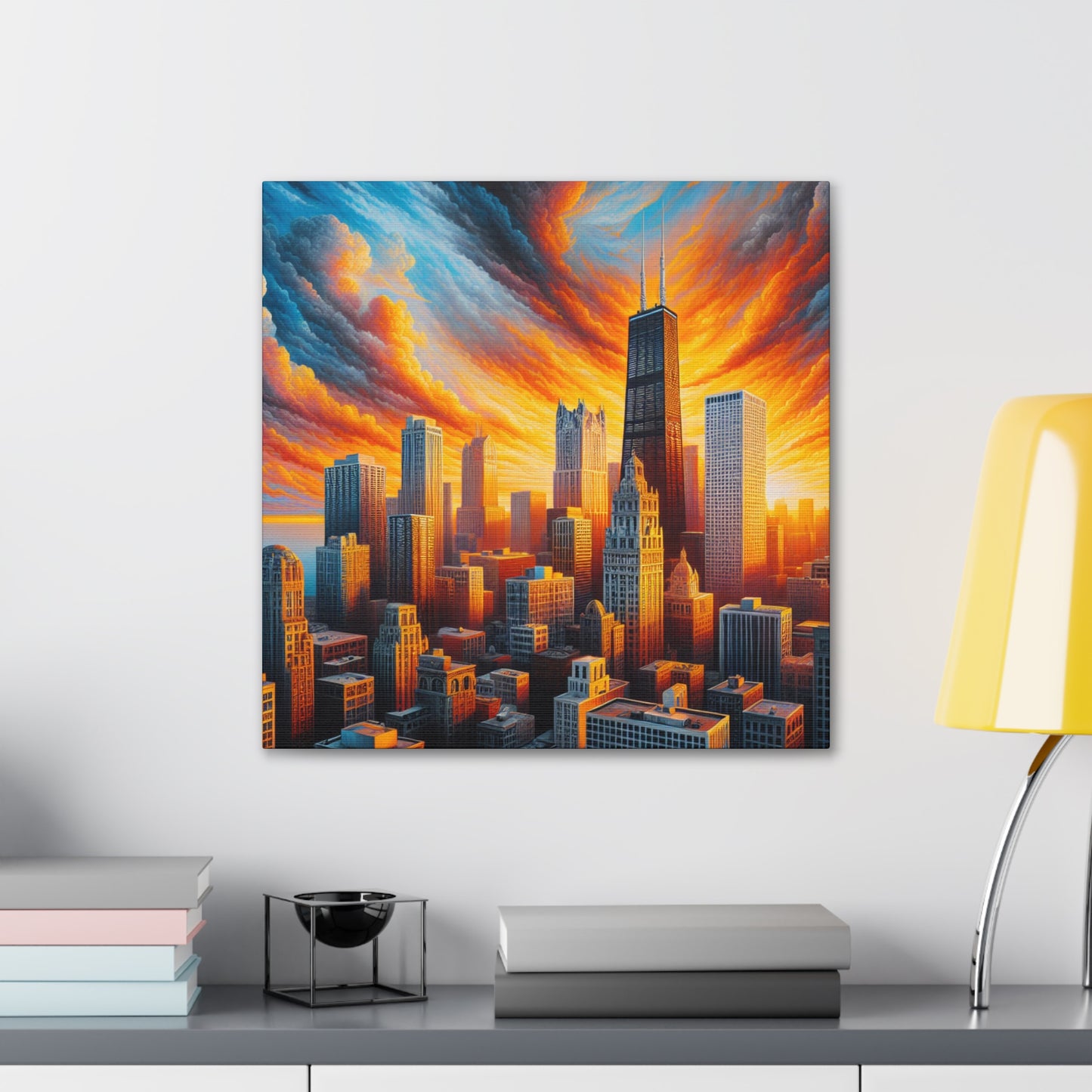 Midwest Metropolis Mural - Canvas