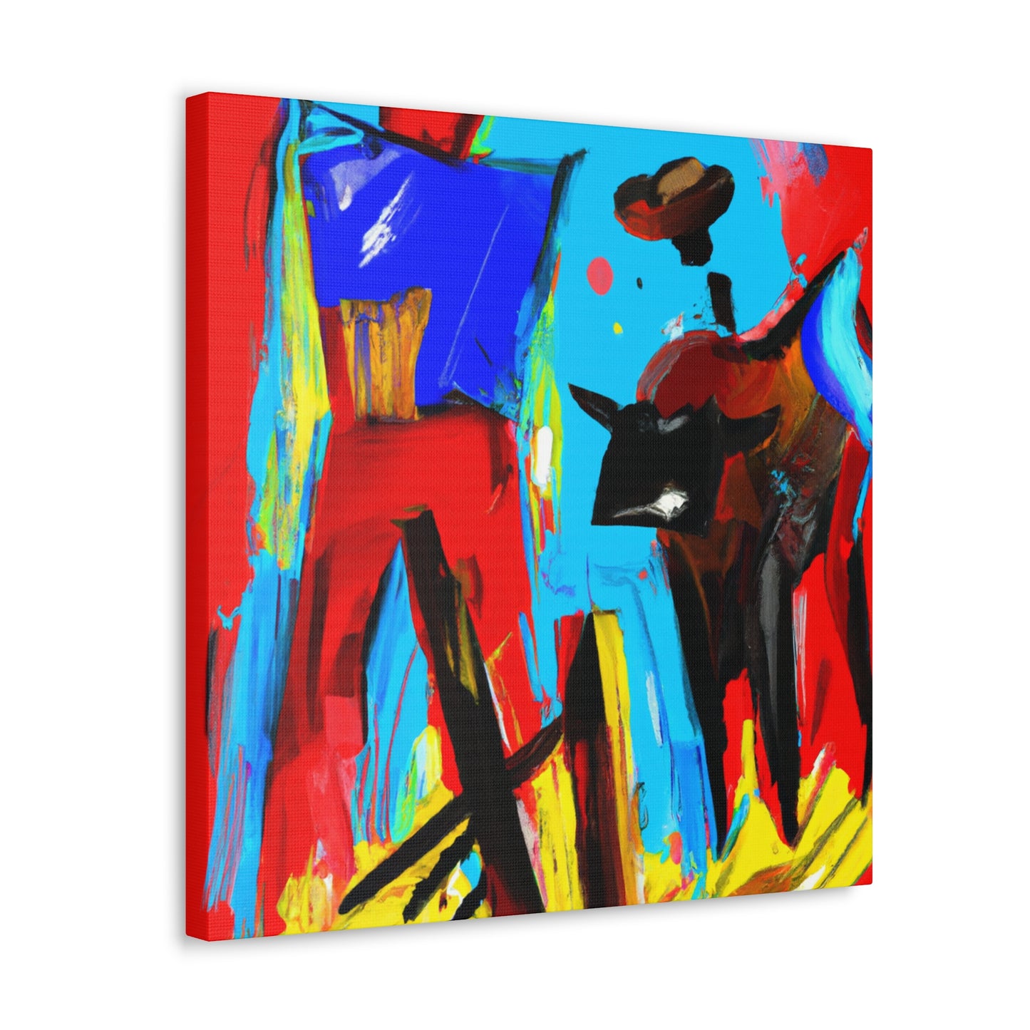 "Hitching Post Momentum" - Canvas