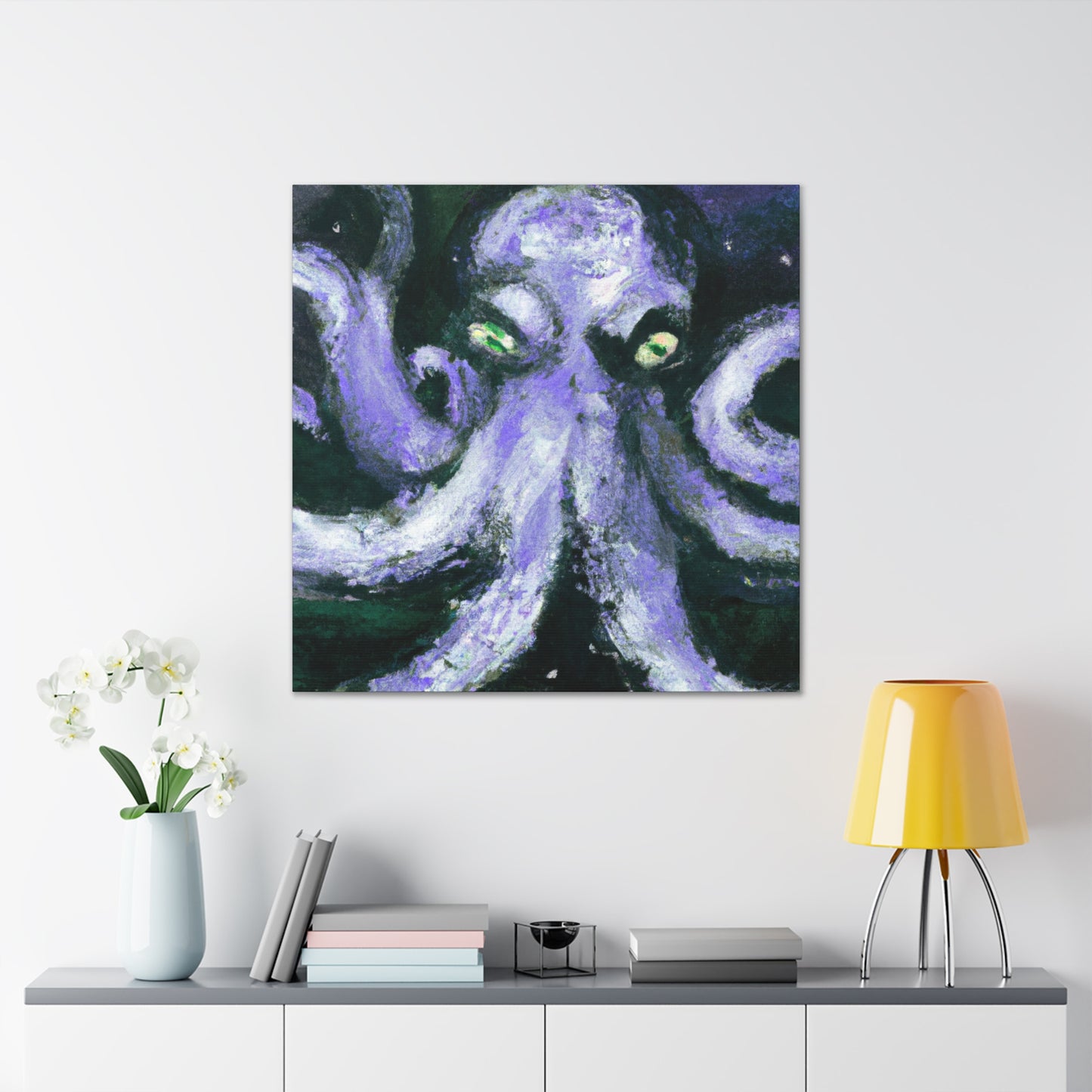 Octopus In Impressionism - Canvas