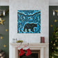 "Black Bear Abstracted" - Canvas