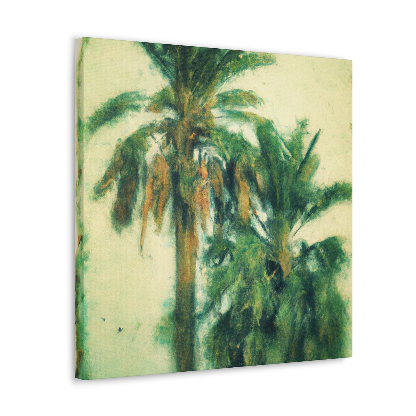 Palm Trees in Louvre - Canvas