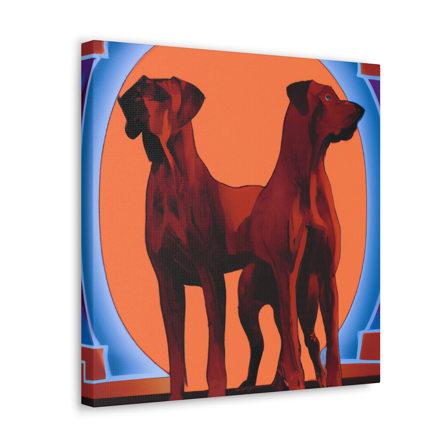 Ridgeback Art Deco. - Canvas