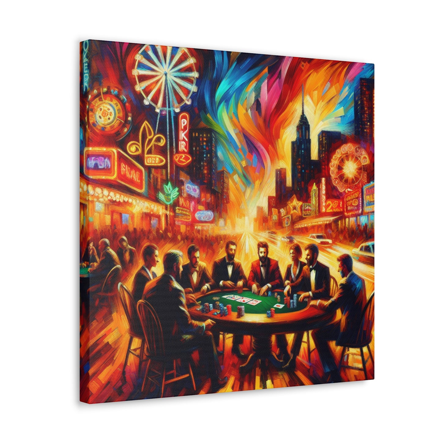 "Table of Aces" - Canvas