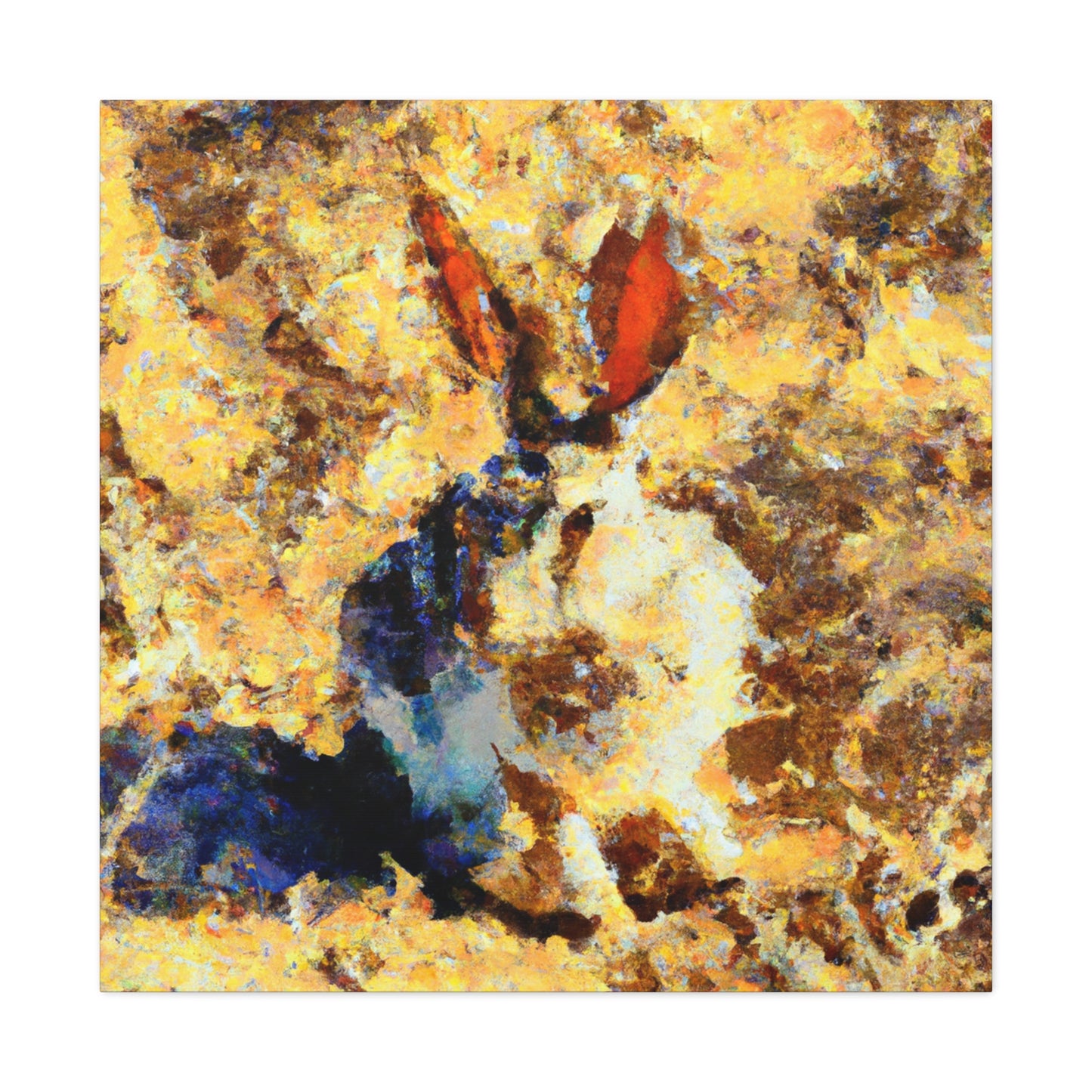 Jackrabbit Impressionism - Canvas