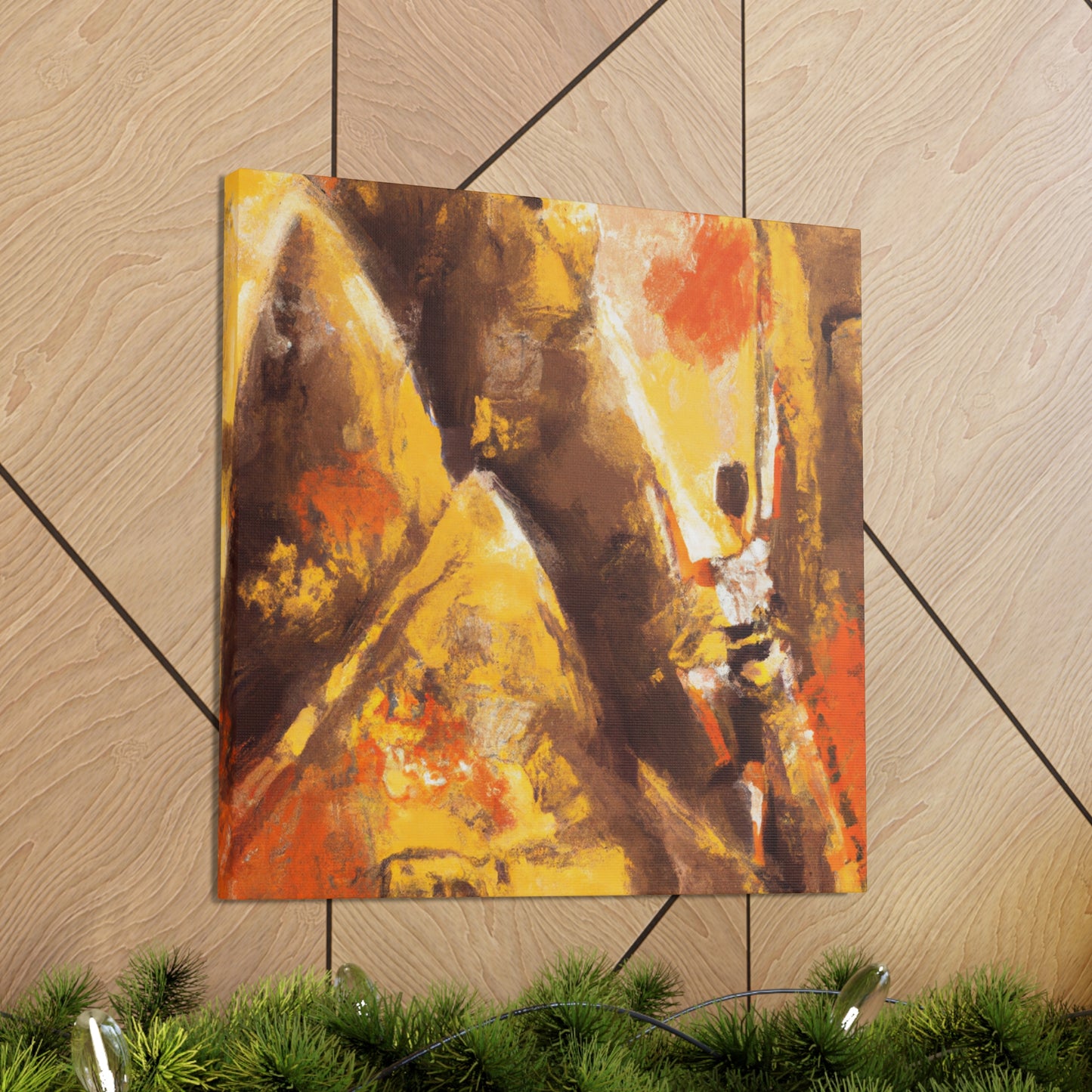 Rock Climbing Abstraction - Canvas