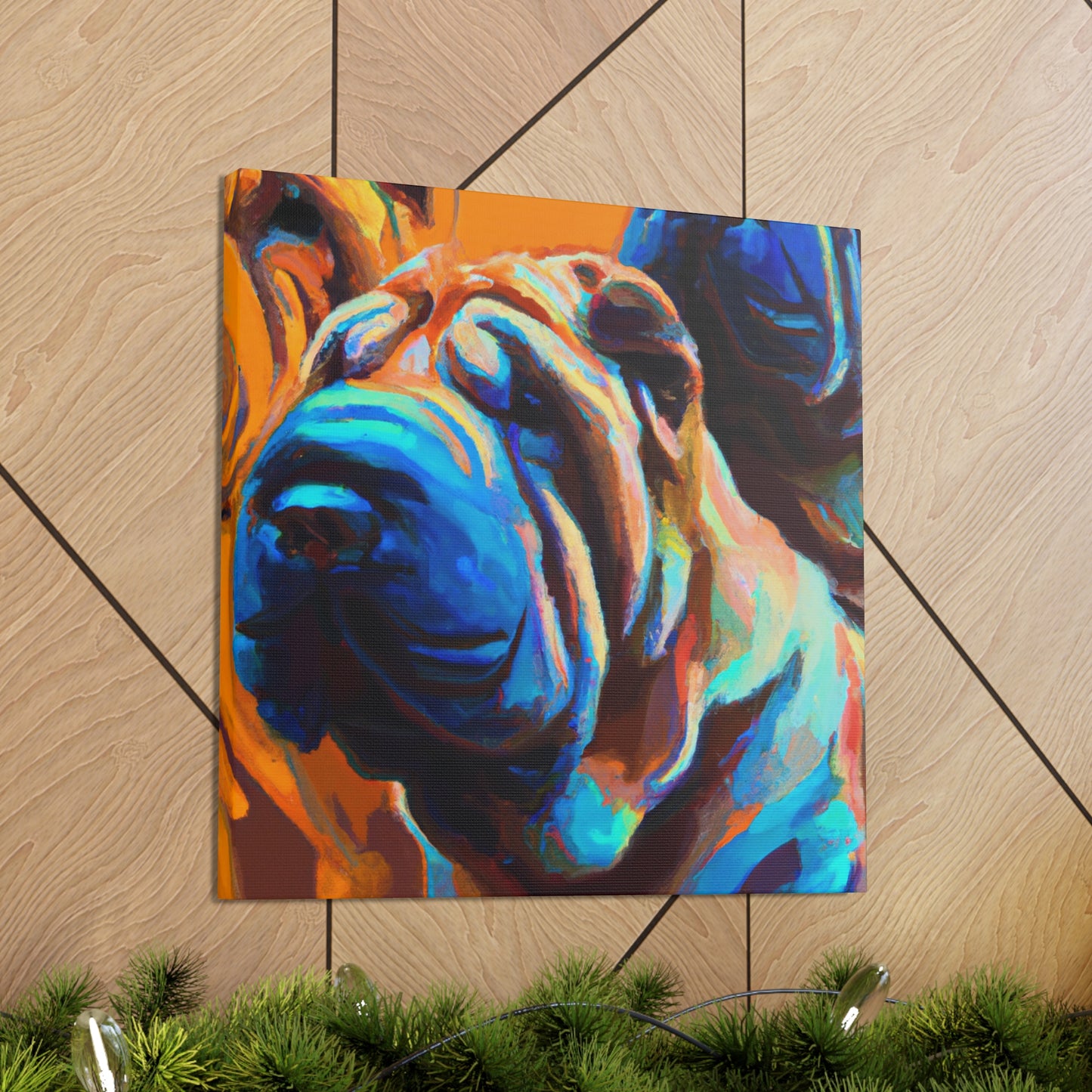 Shar Pei Surrealism - Canvas