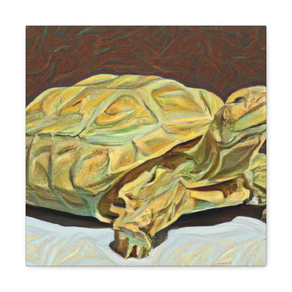 "Gorgeous Russian Tortoise" - Canvas