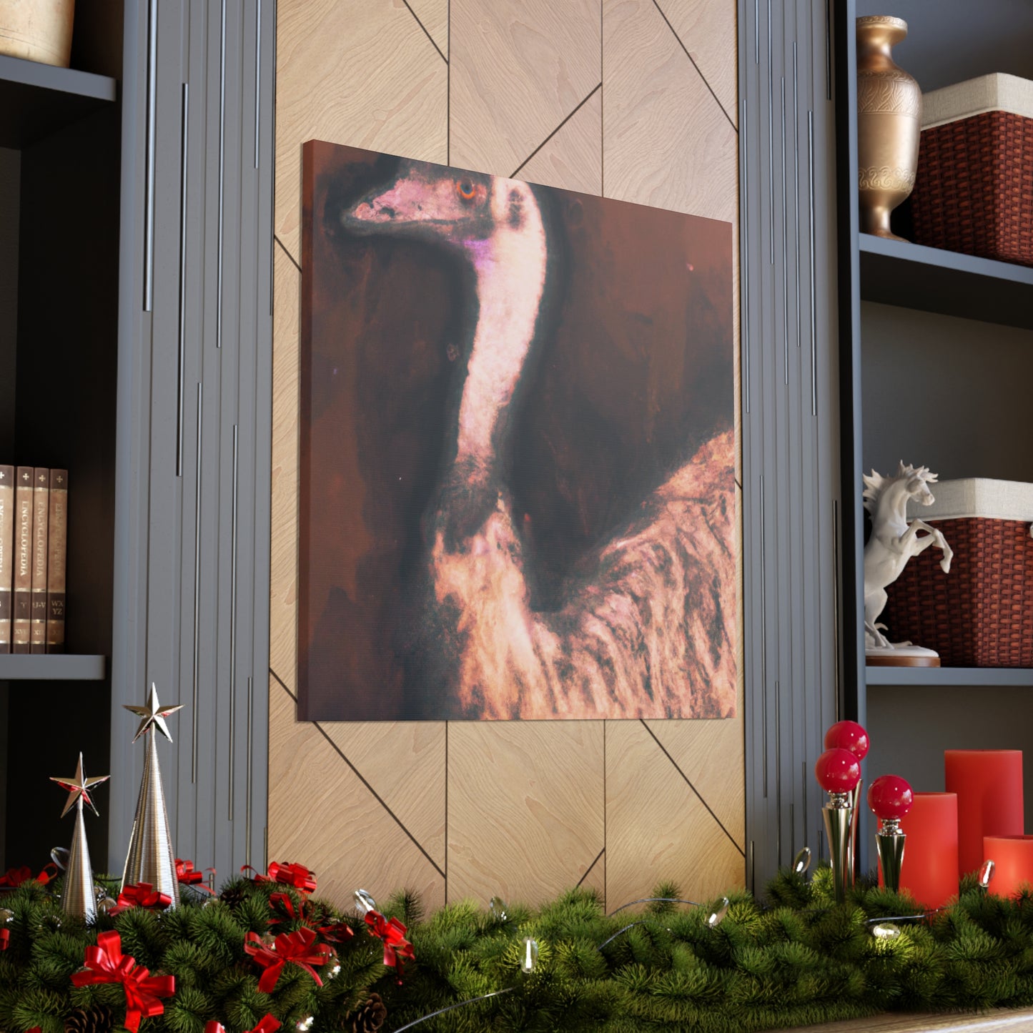 Artistic Emu Splendor - Canvas