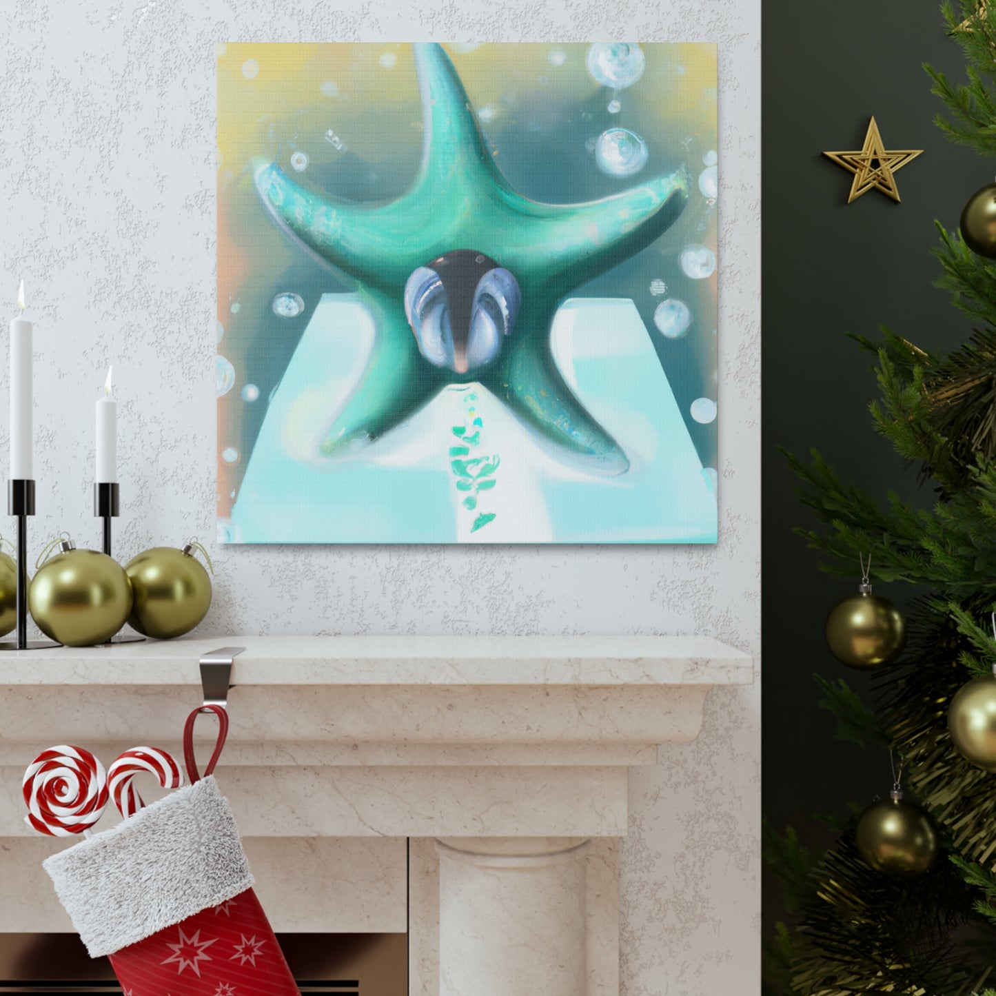 "Starfish Amongst Glamour" - Canvas