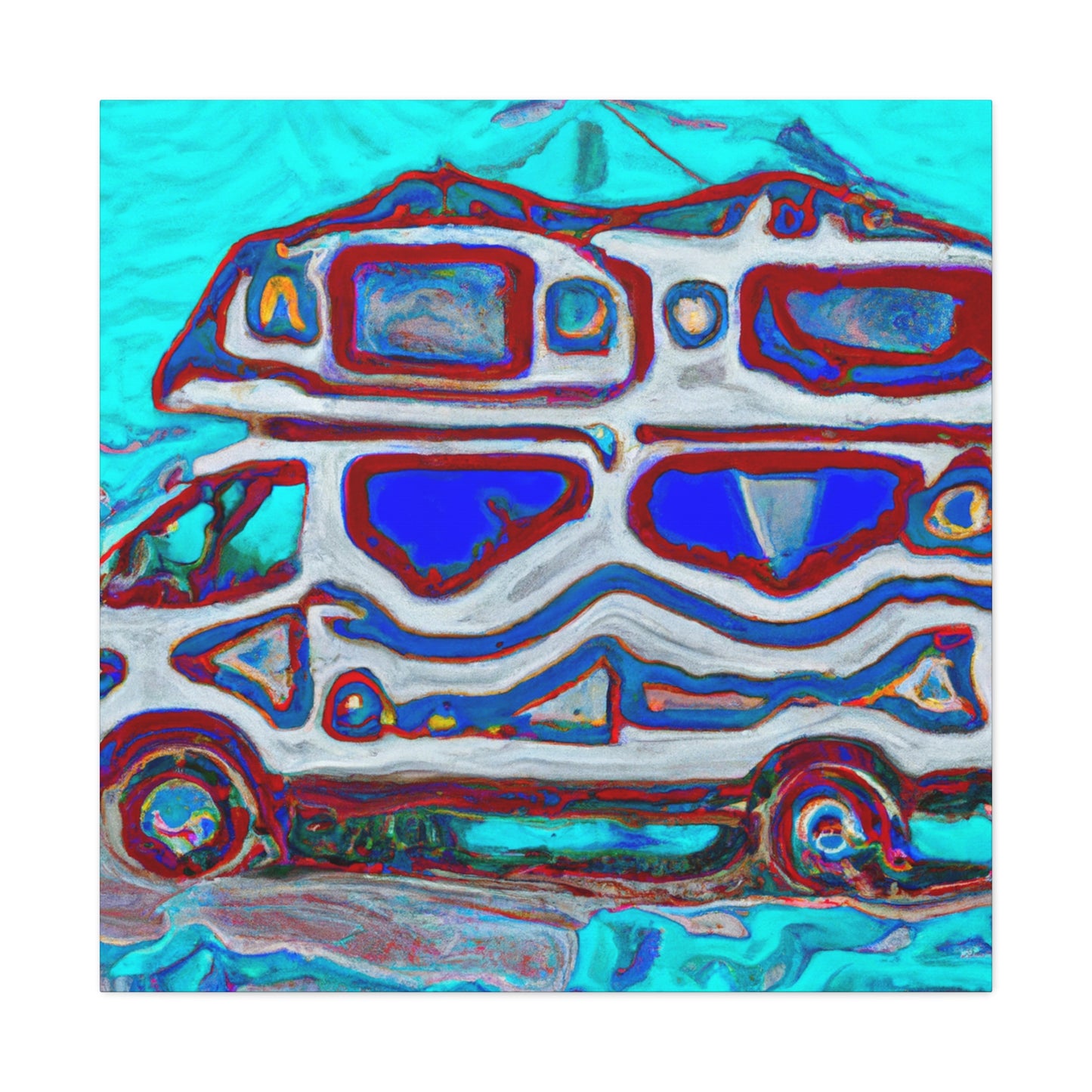 "Pop-up Camper Dream" - Canvas