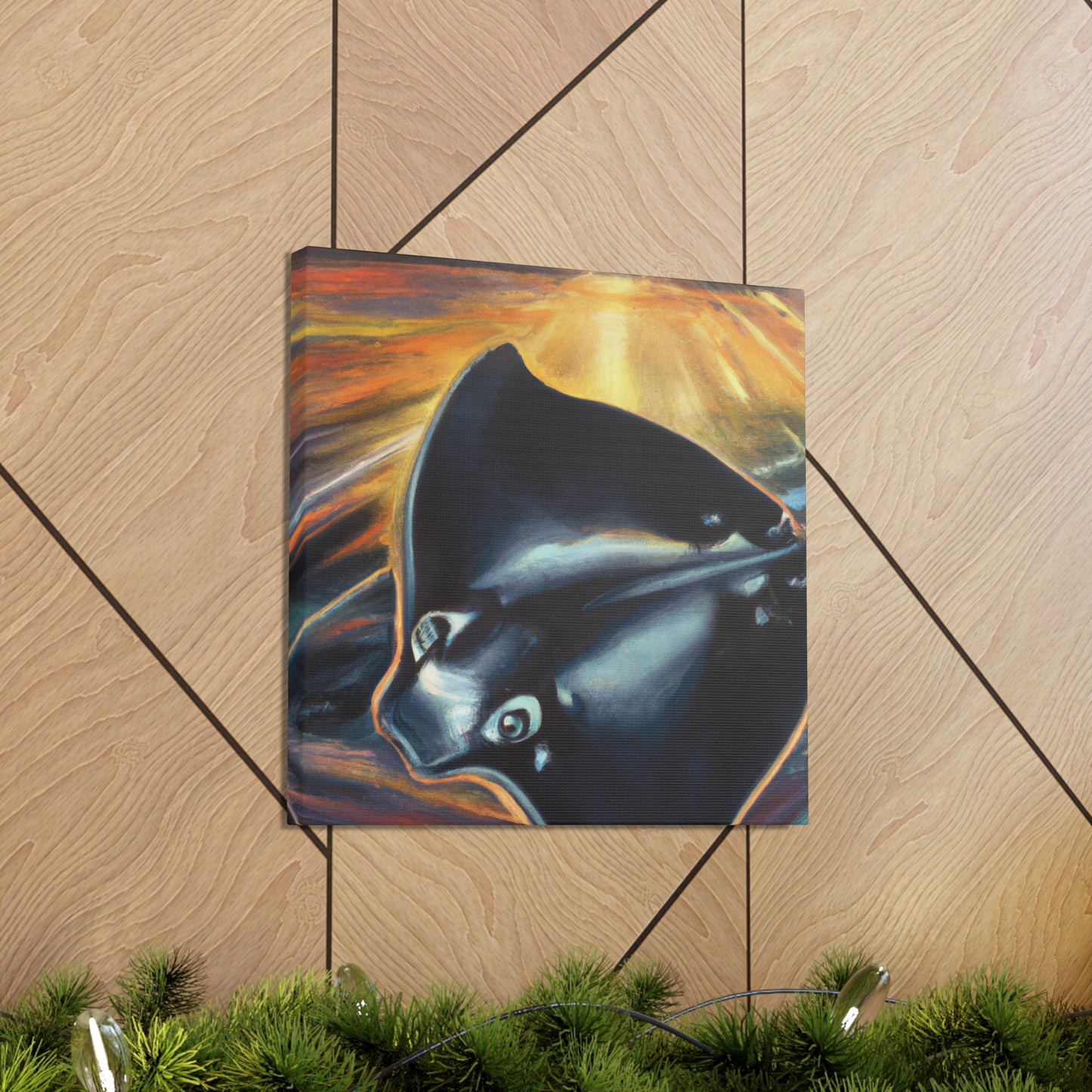 Stingray Art Deco Dream - Canvas