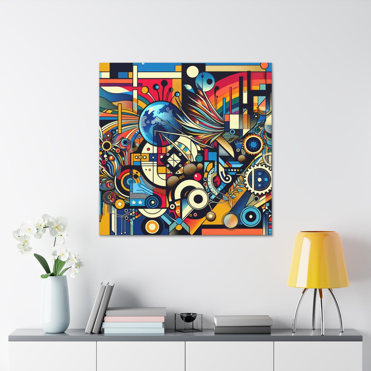 Vivid Canvas Reverie - Canvas