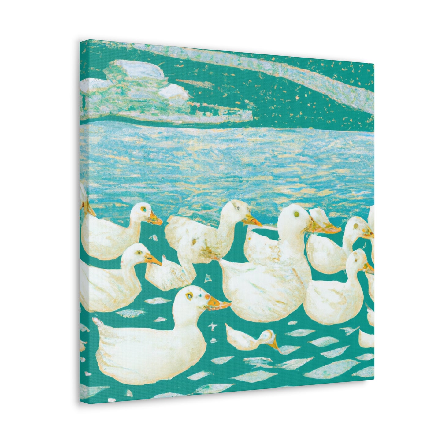 "Duck in the Moonlight" - Canvas