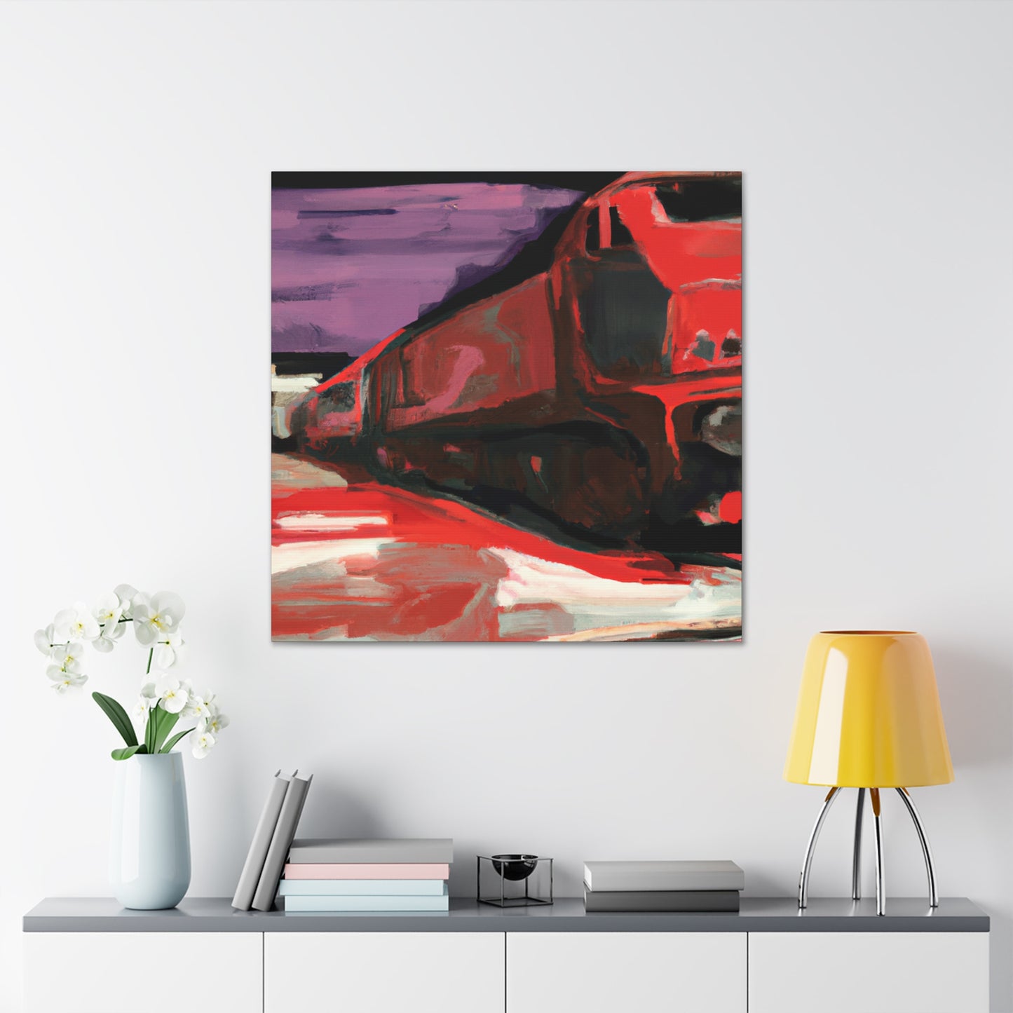 "Train of Abstract Thought" - Canvas