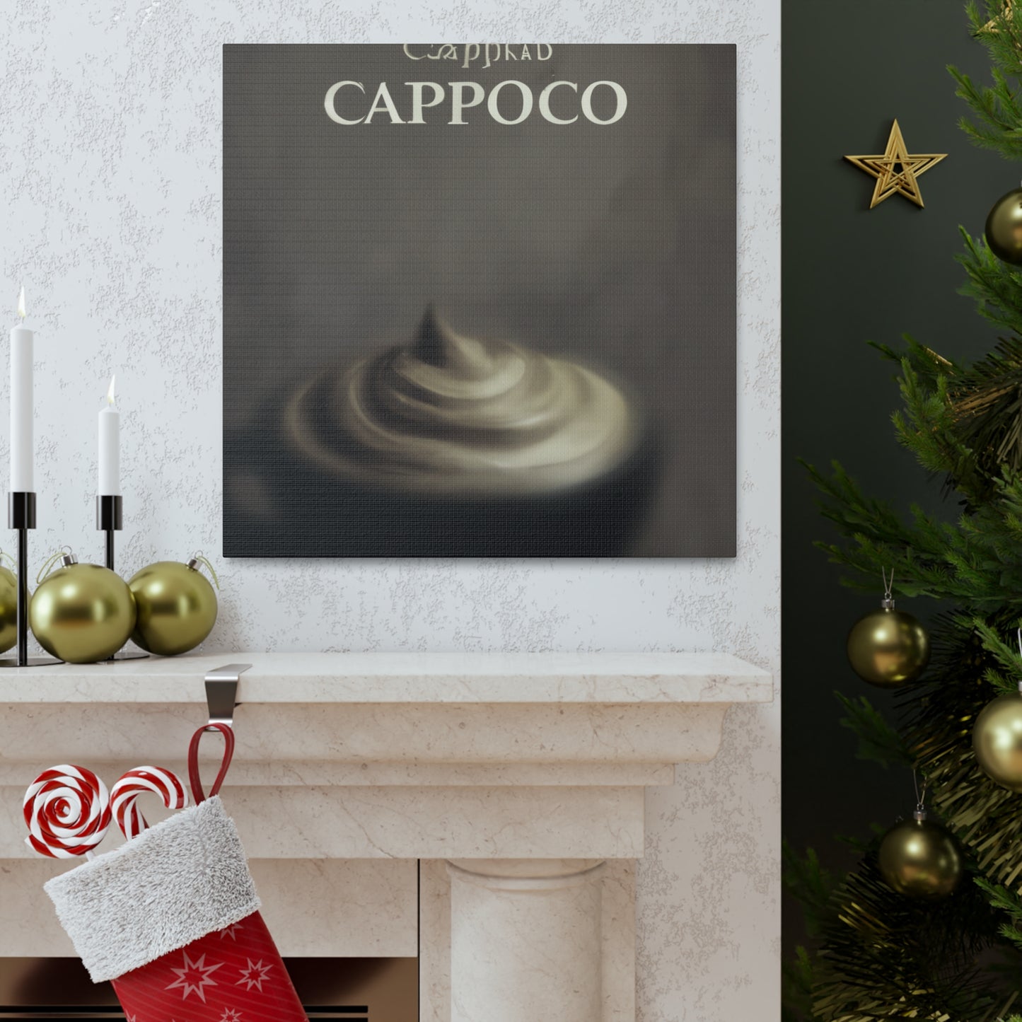 "Cappuchino's Baroque Beauty" - Canvas