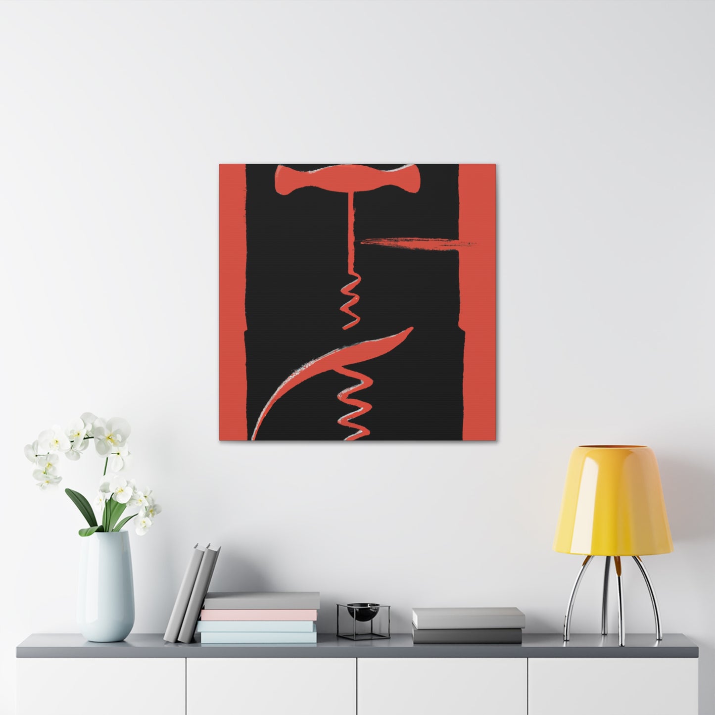 Corkscrew in Monochrome - Canvas