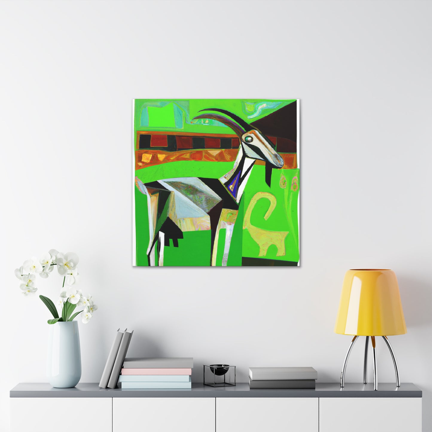 Goat of Art Deco - Canvas