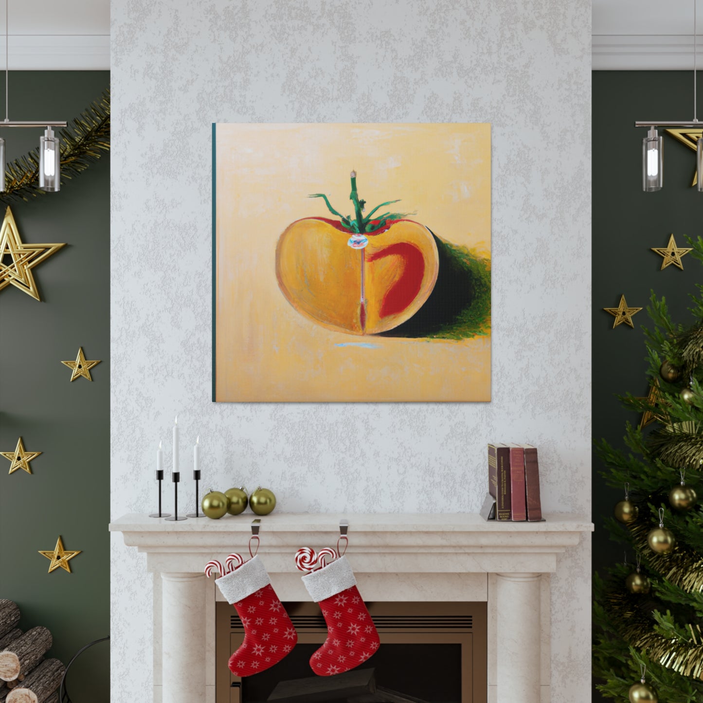 Tomato Radiant Glows - Canvas