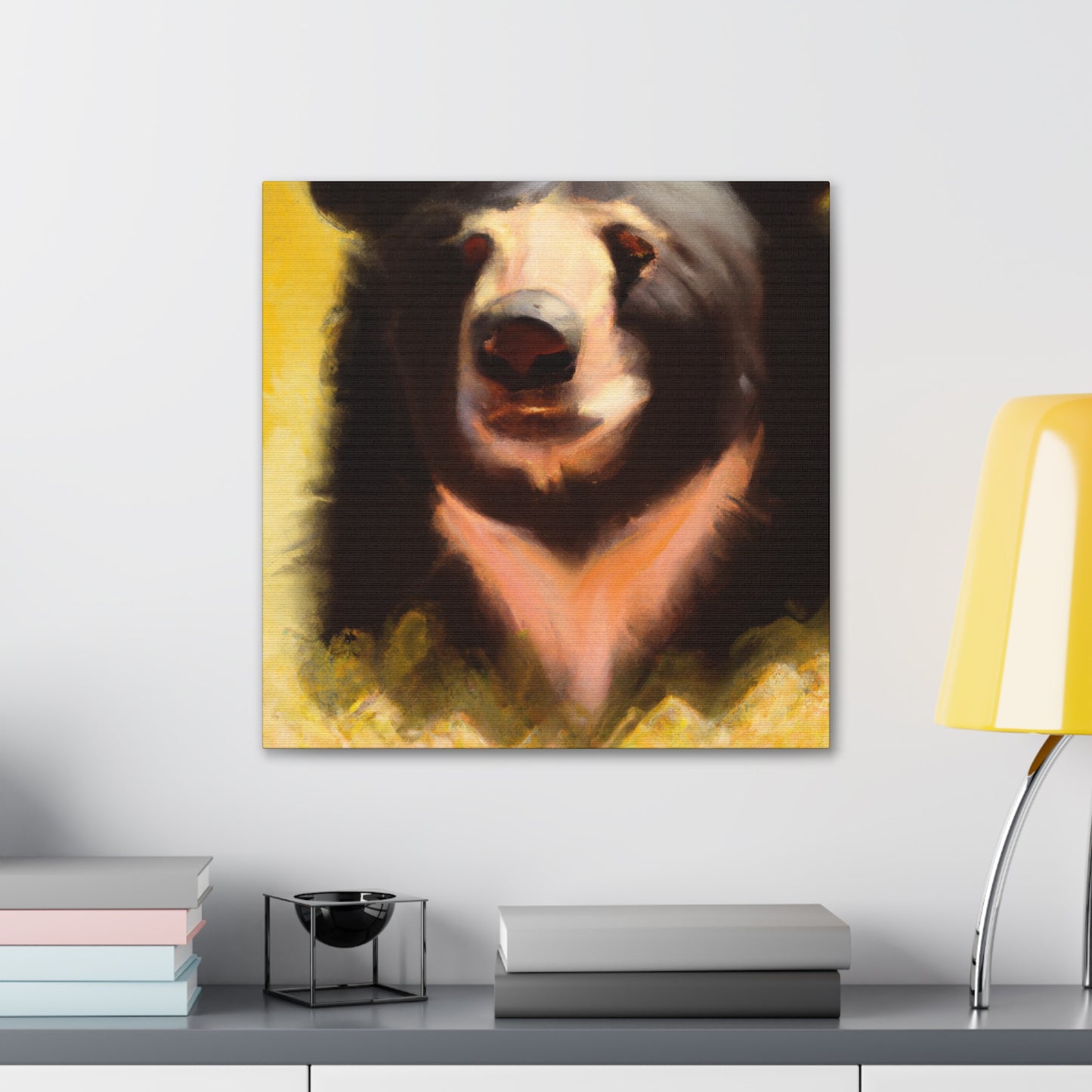 "Bear amidst Wilderness" - Canvas