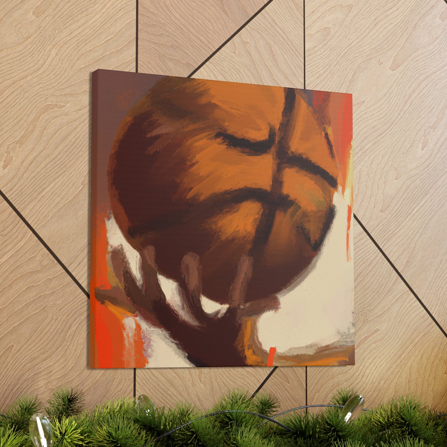 "Basketball Art Cascade". - Canvas