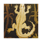 Crocodile's Art Nouveau Dream - Canvas