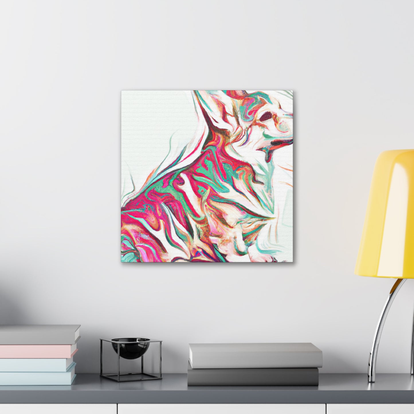 Corgi Playful Expression - Canvas