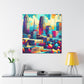 "Urban Symphony: Raleigh Rhapsody" - Canvas