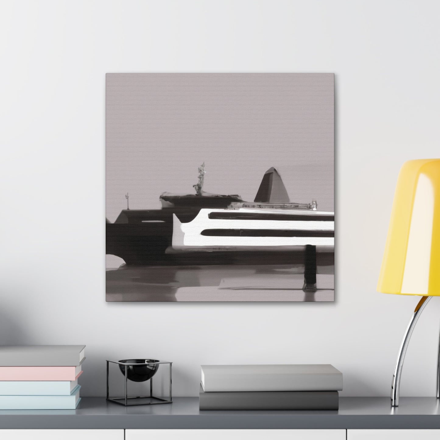 Ferry in the Sunset - Canvas