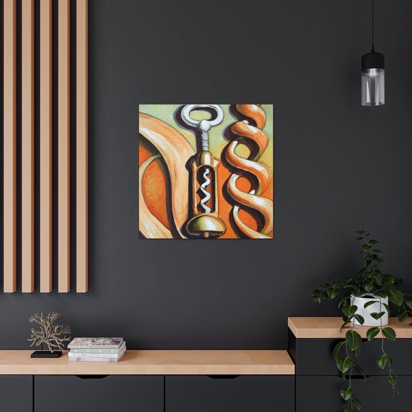 "Corkscrew: An Artwork" - Canvas